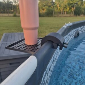 Support de Piscine Tubulaire Multi-usage (Boisson, Smartphone, Lunettes)